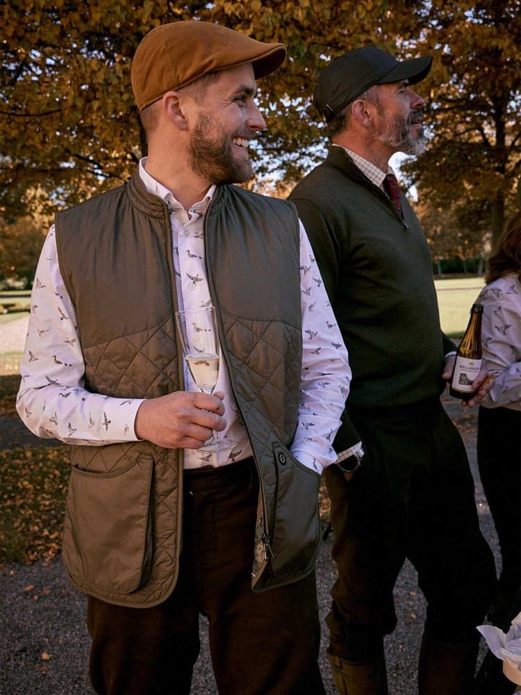 Danson Contemporary Fit Shirt Men Ducks in a row, view: 1