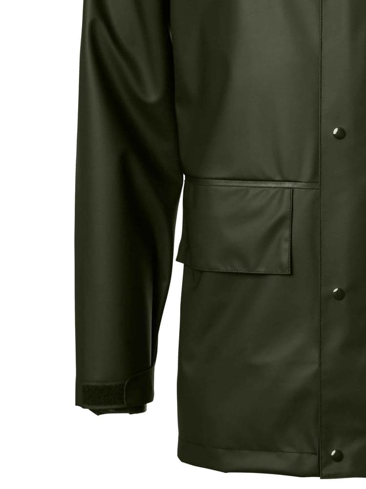 Stratus Rain Jacket Dark Green, view: 2