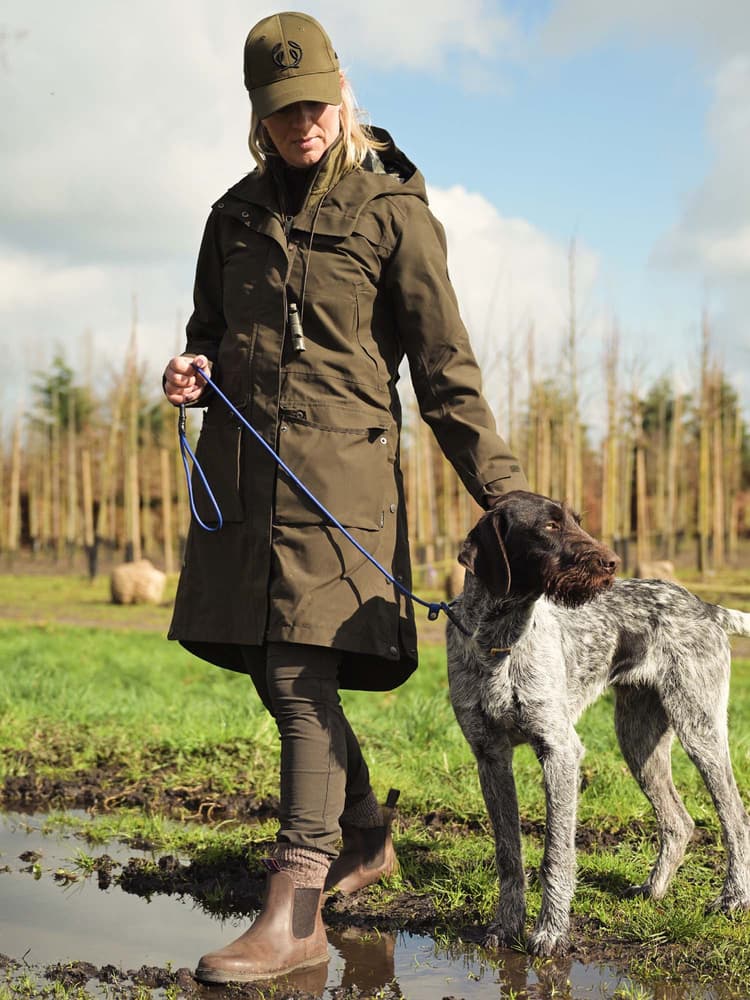 Fractus Chevalite Rain Coat Women Tobacco Green, view: 1