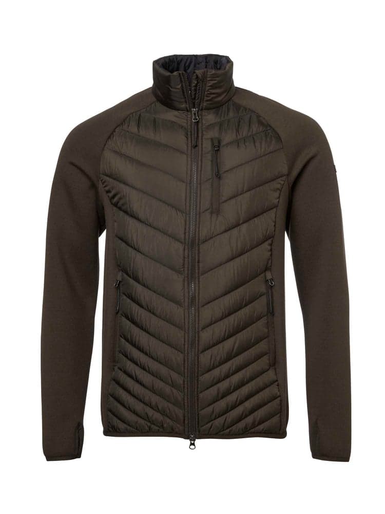 Hunter Hybrid Jacket Men Leather Brown, view: 0