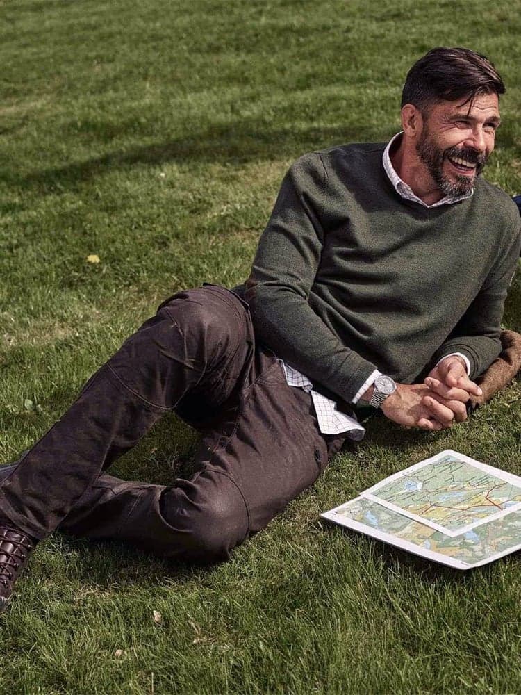 Vintage Original Pants Men Leather Brown, view: 4