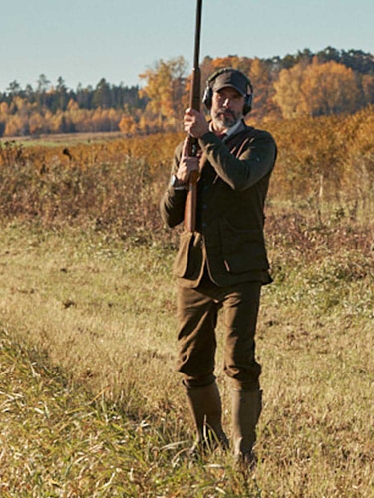 Preston Moleskin Shooting Vest Men Forest Green, view: 3