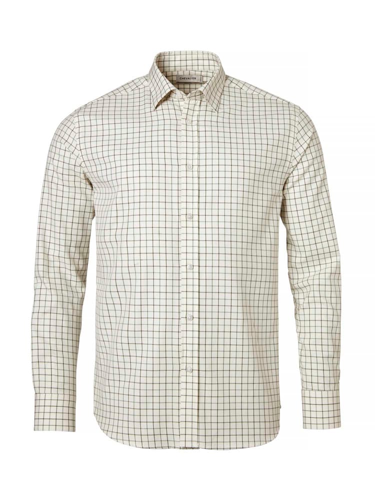 Luton Shooting Fit Shirt Men Hunter Green Tattersall, view: 0
