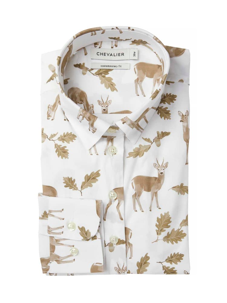 Lindsey Contemporary Fit Shirt Women Oh Deer Brown, view: 2