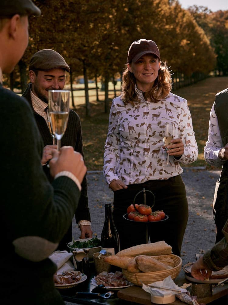 Lindsey Contemporary Fit Shirt Women Oh Deer Brown, view: 1