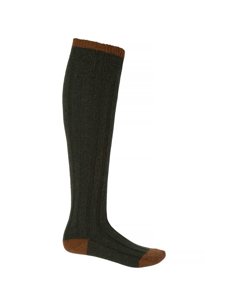 Wellington Field Wool Socks Autumn Green, view: 0
