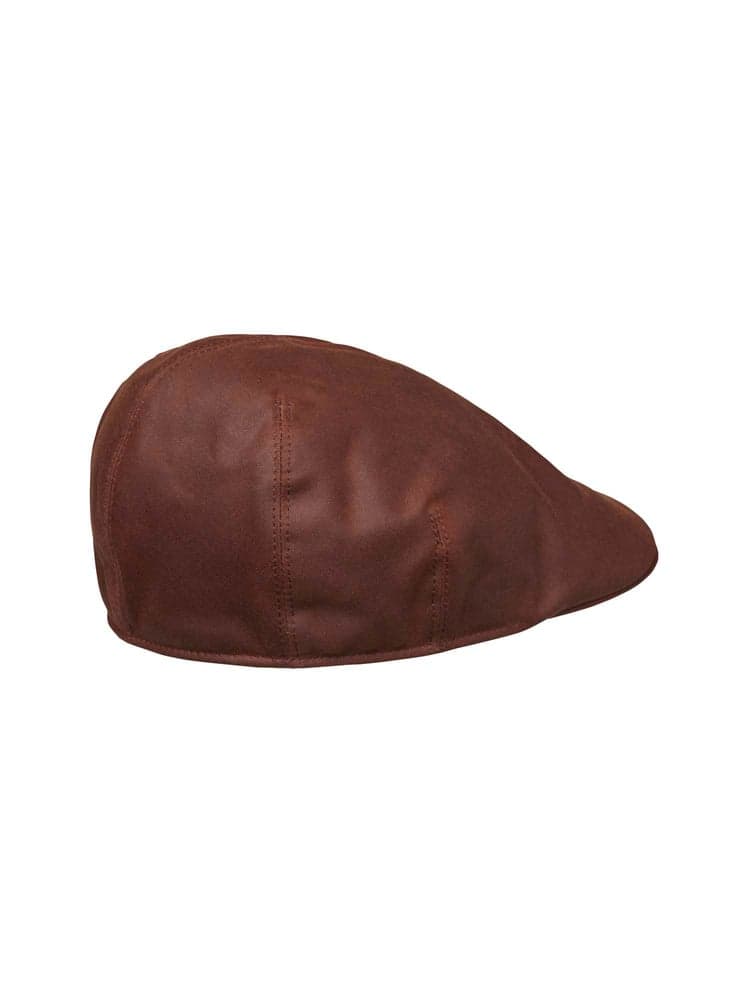 Torre Waxed Cotton Sixpence Cap Burgundy, view: 2