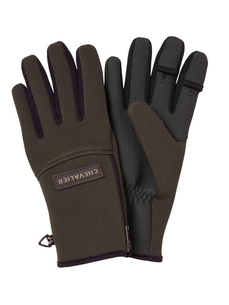 Scale Neoprene Gloves Dark Autumn Green, view: 0