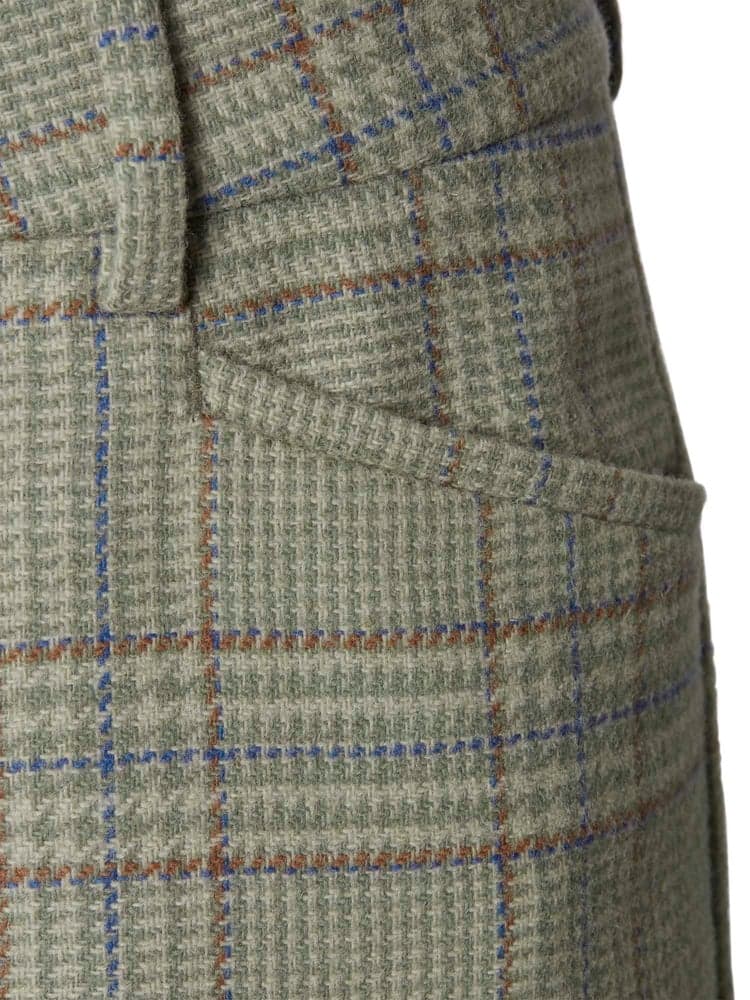 Advie Tweed Breeks Women Willow Green Checked, view: 3