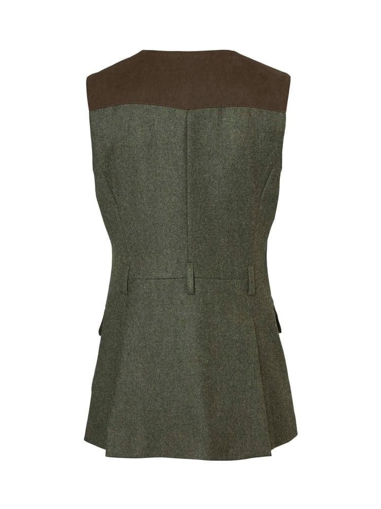 Felisa Shooting Tweed Vest Women Misty Green, view: 1