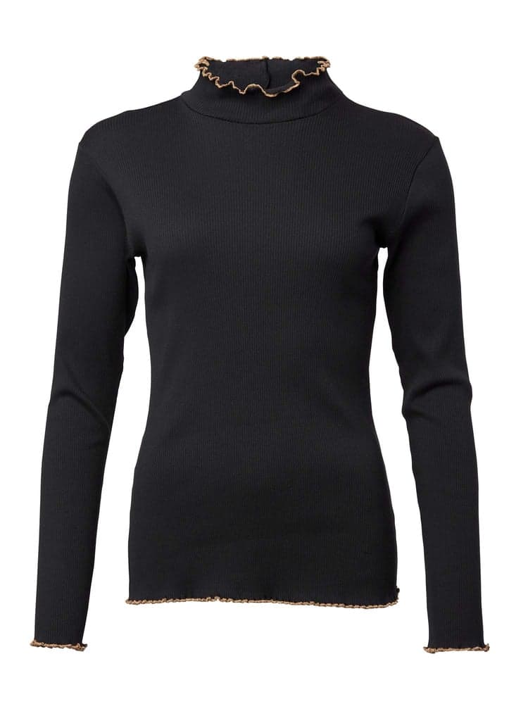 Kelly Longsleeve Top Women Black Night, view: 0