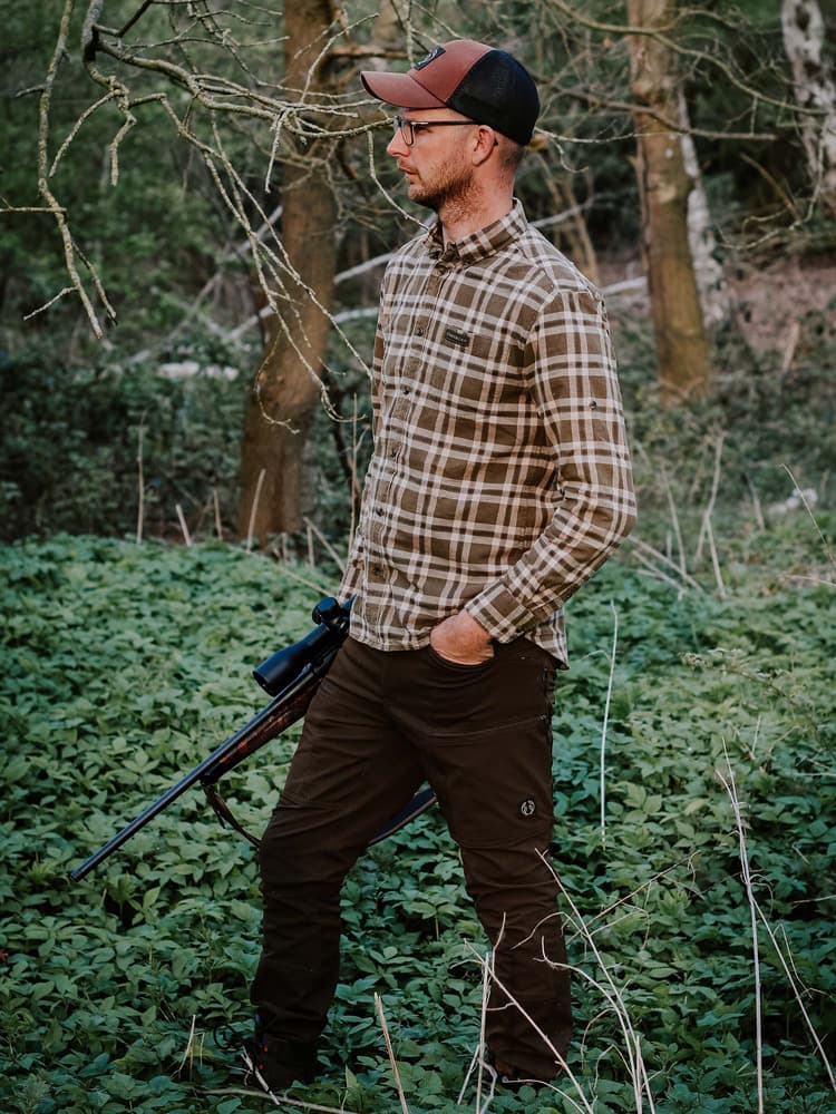 Spey Stretch Pants Men Brown, view: 1