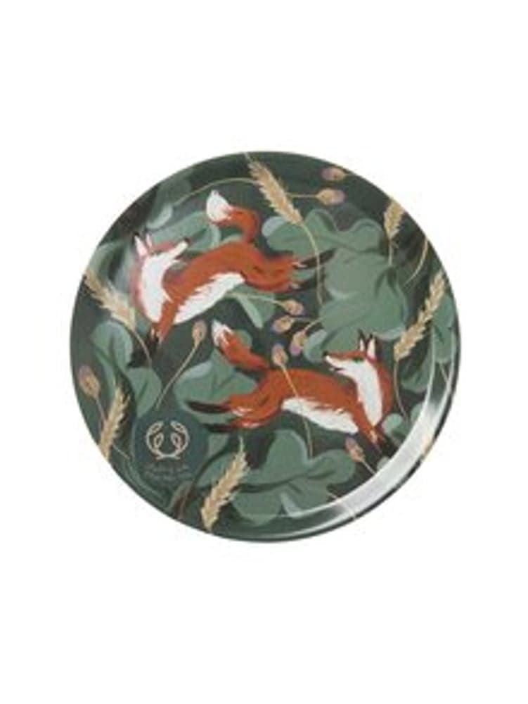 Wildlife Tray Round 38cm Fox Play, view: 0