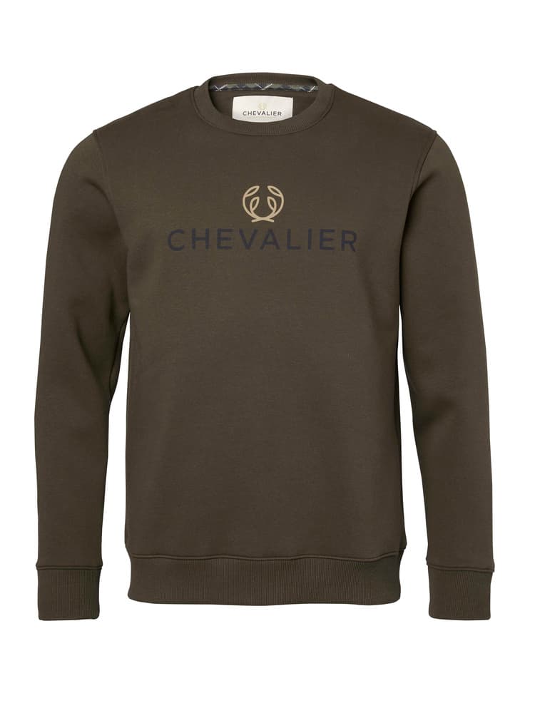 Hill Sweatshirt Men Leather Brown, view: 0