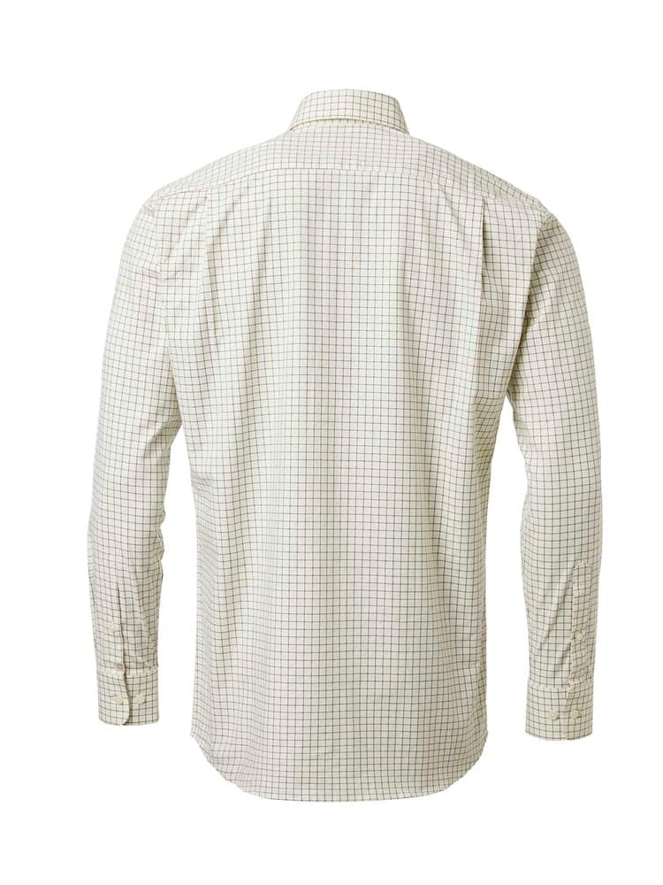 Baron Shooting Fit Stretch Shirt Men Highland Green Tattersall, view: 2