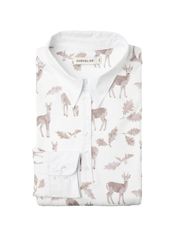 Leslie Half Placket Jersey Shirt Women Oh Deer Pink, view: 3