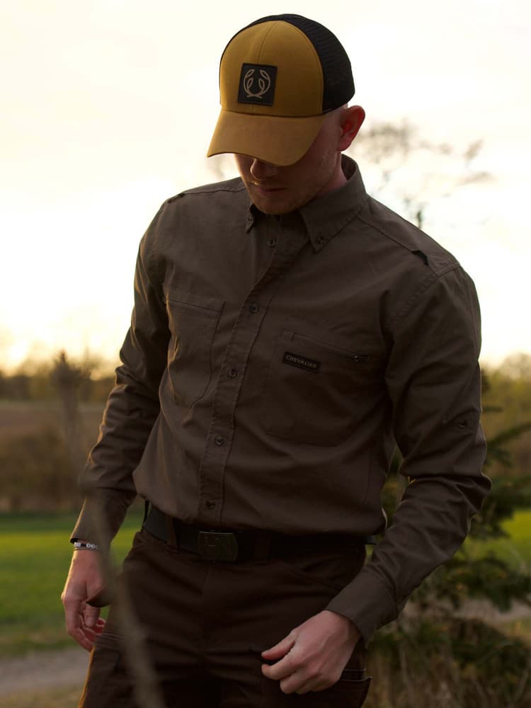 Drift Shooting Fit Shirt Men Tarmac Green, view: 1