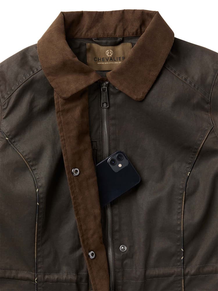 Vintage Original Jacket Women Leather Brown, view: 2