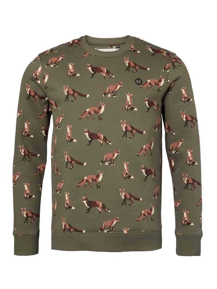 Fauna Sweatshirt Men Fox Life, view: 0
