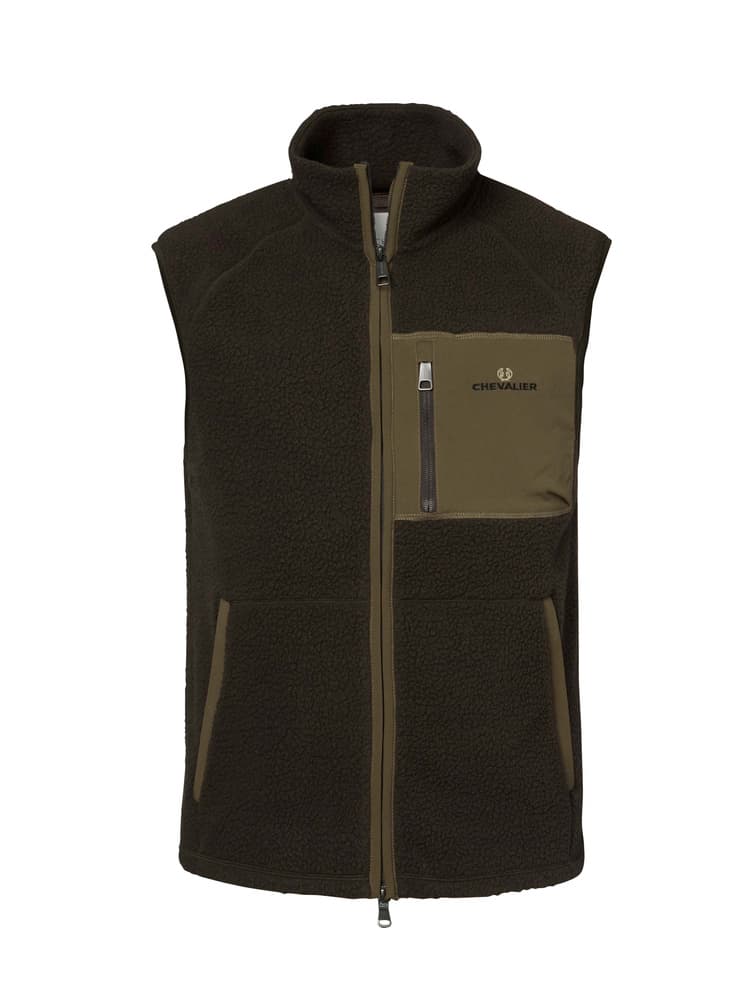 Pax Light Pile Vest Men Brown, view: 0