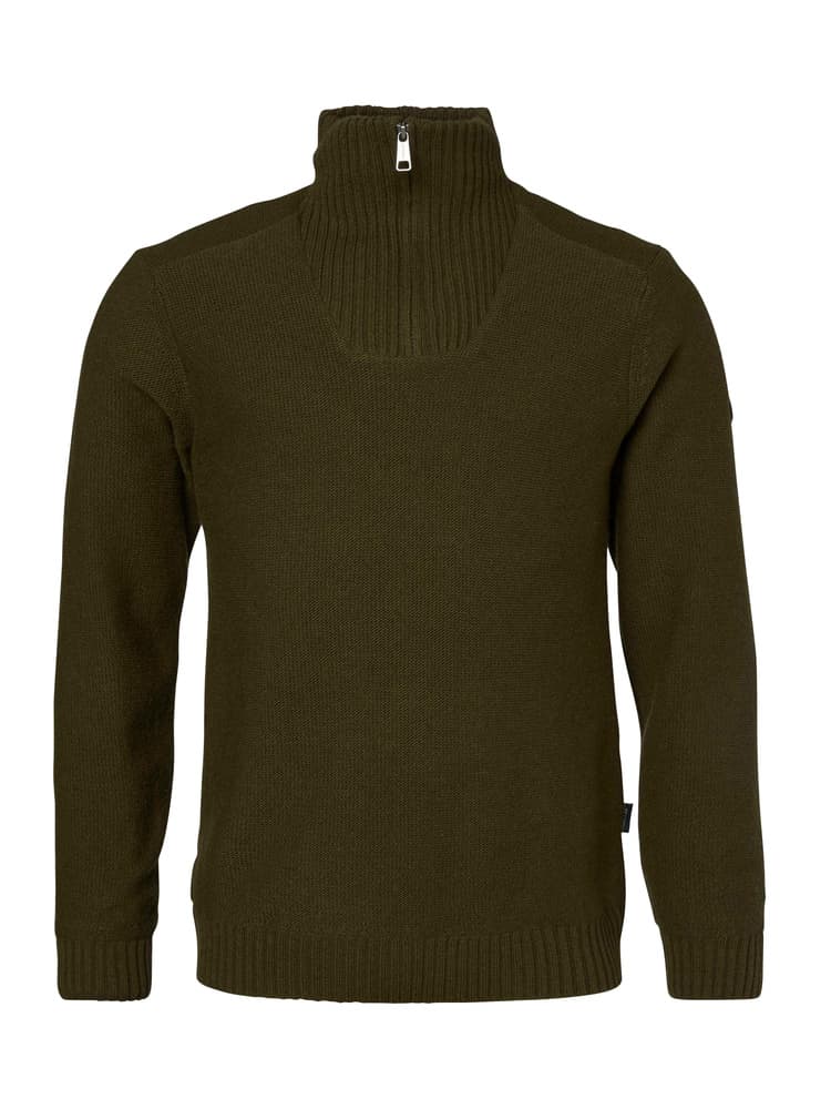 Loxley Windblocker Wool Pullover Men Forest Green, view: 0