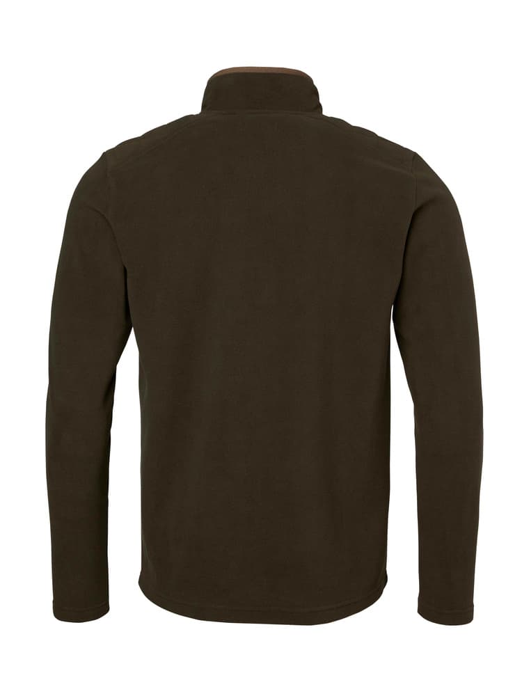 Beater Half Zip Fleece Pullover Men Dark Forest Green, view: 1