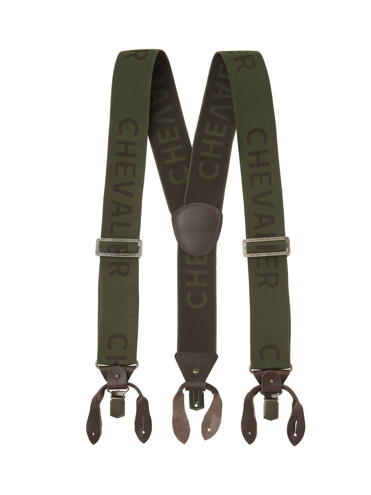 productCard.productImage: Chevalier Logo Suspenders Dark Green