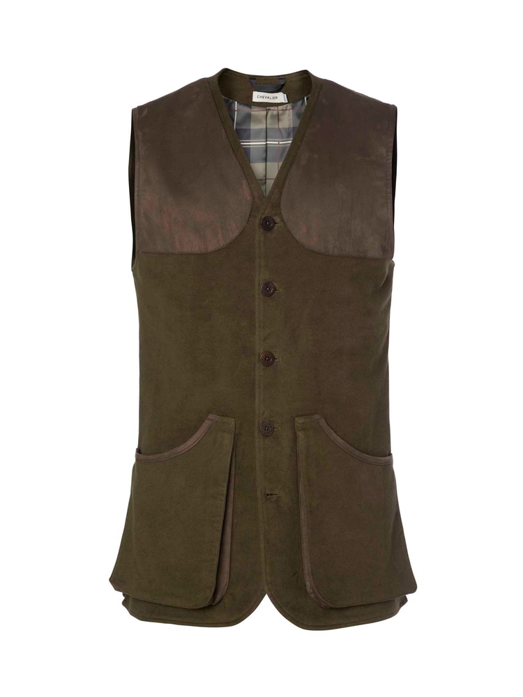 productCard.productImage: Preston Moleskin Shooting Vest Men Forest Green