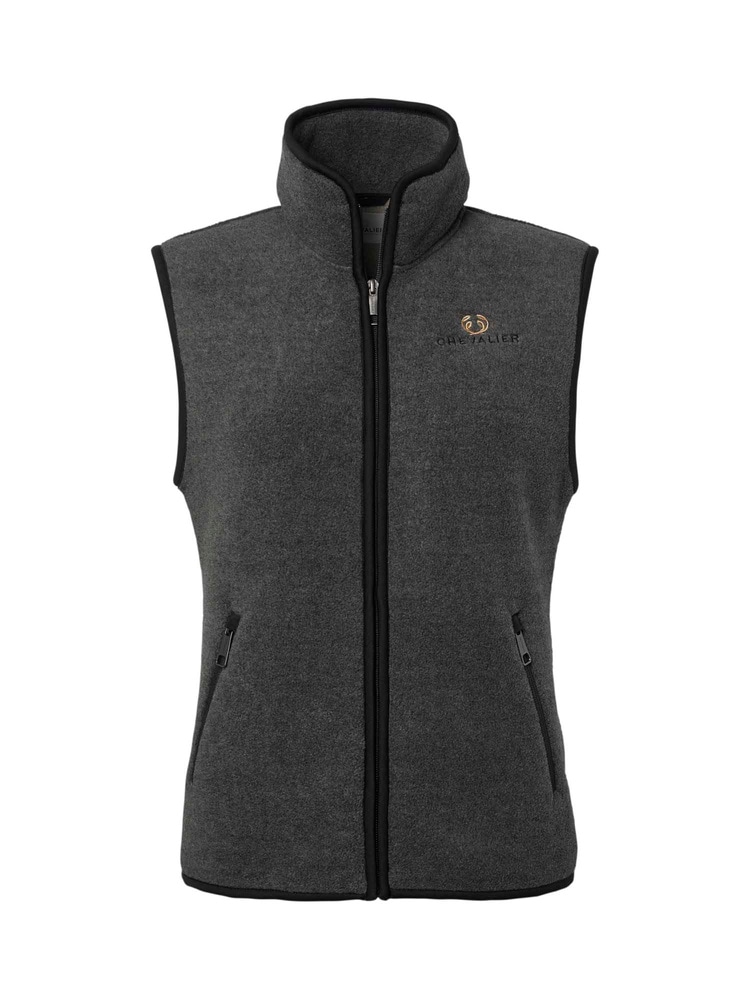 productCard.productImage: Mainstone Fleece Vest Women Anthracite w Black