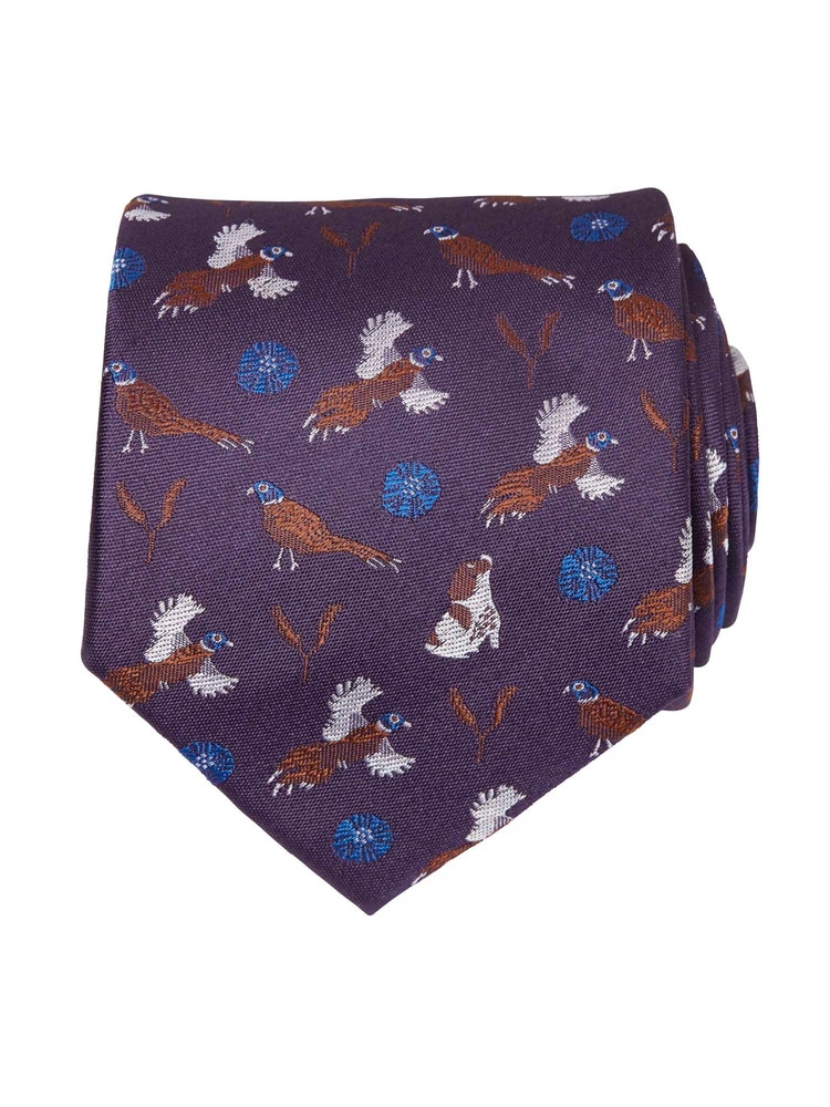 productCard.productImage: Spaniel Silk Tie Spaniel Wine