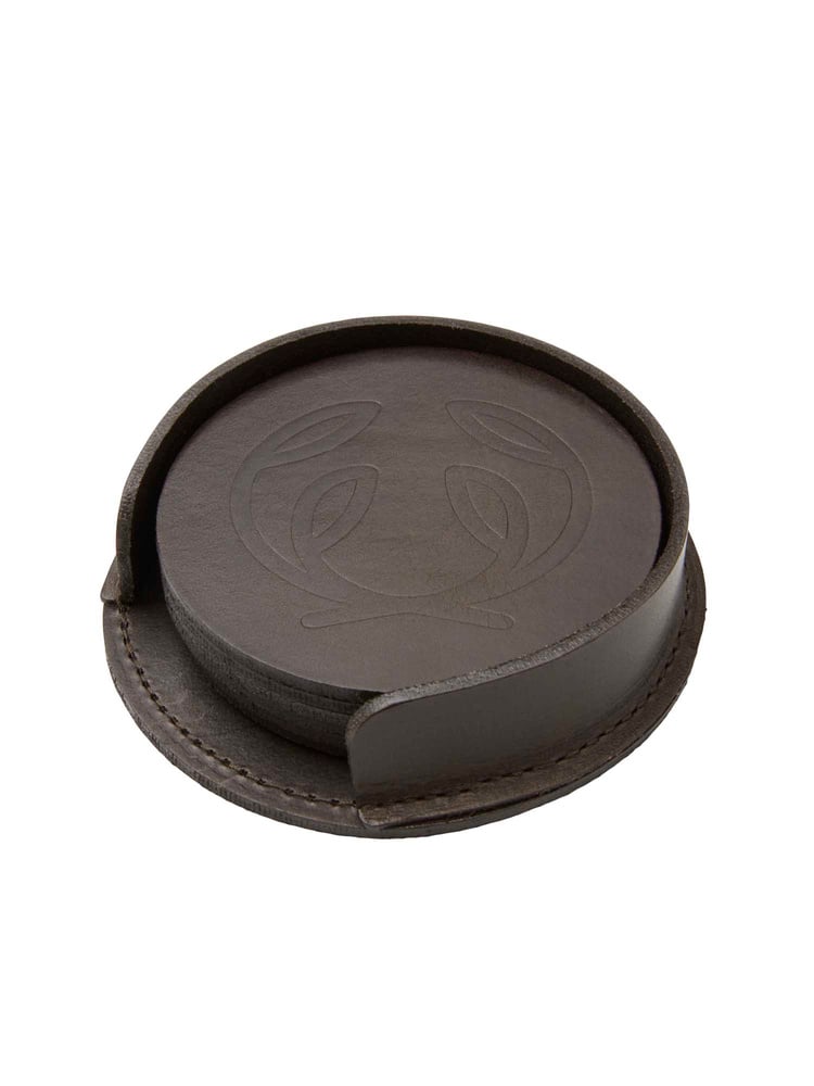productCard.productImage: After Hunt Coaster Set Leather Brown