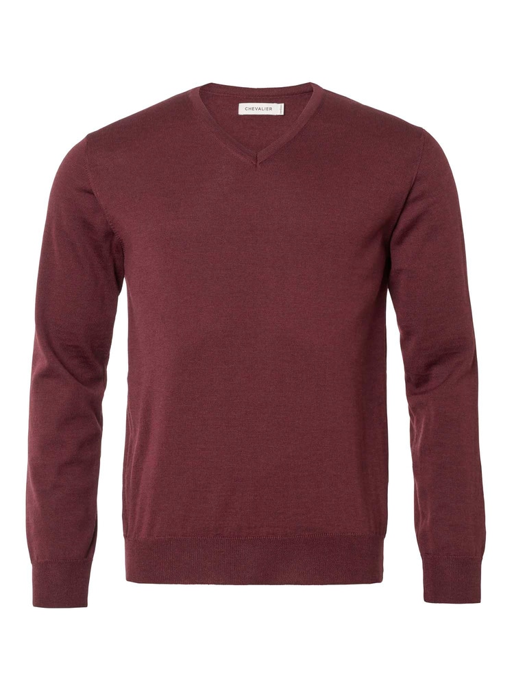 productCard.productImage: Aston V-Neck Merino Pullover Men Wine Red