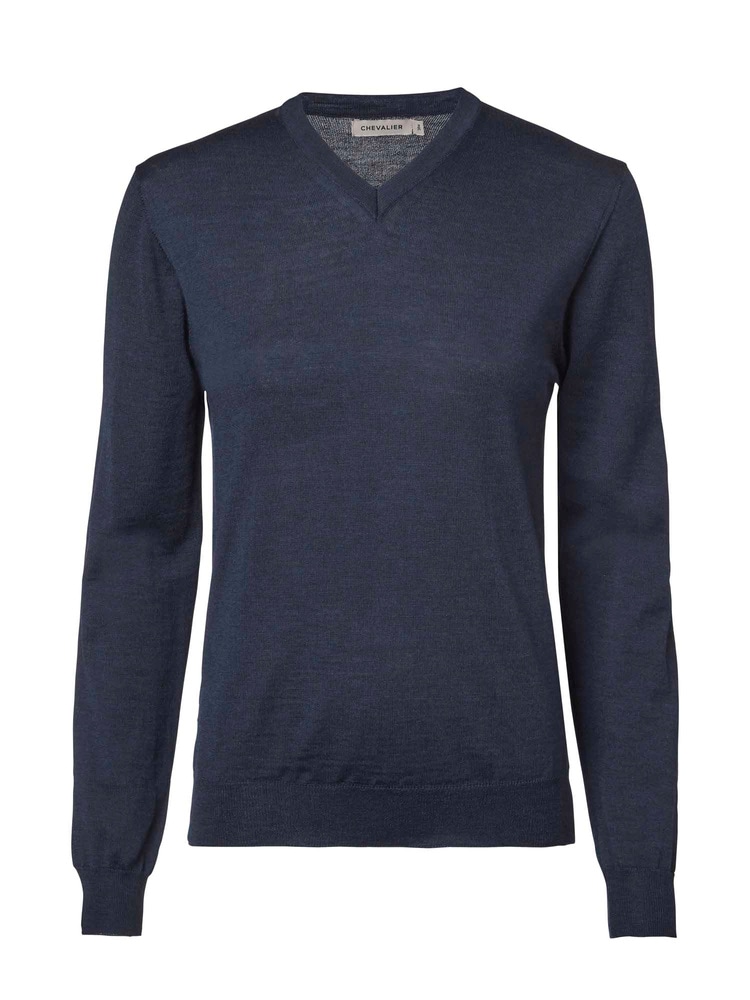 productCard.productImage: Blaise V-Neck Merino Pullover Women Navy