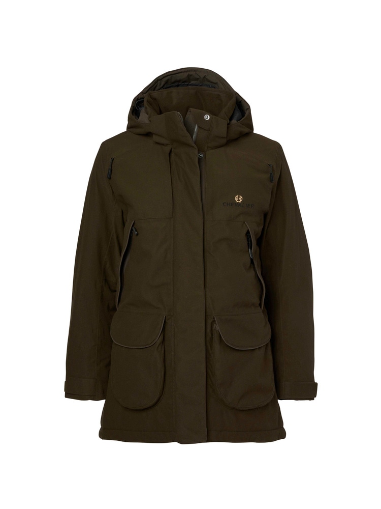 productCard.productImage: Highland Chevalite Padded Jacket Women Dark Forrest Green